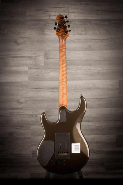 Music Man Luke III HH Olive Pearl, Roasted Maple Neck