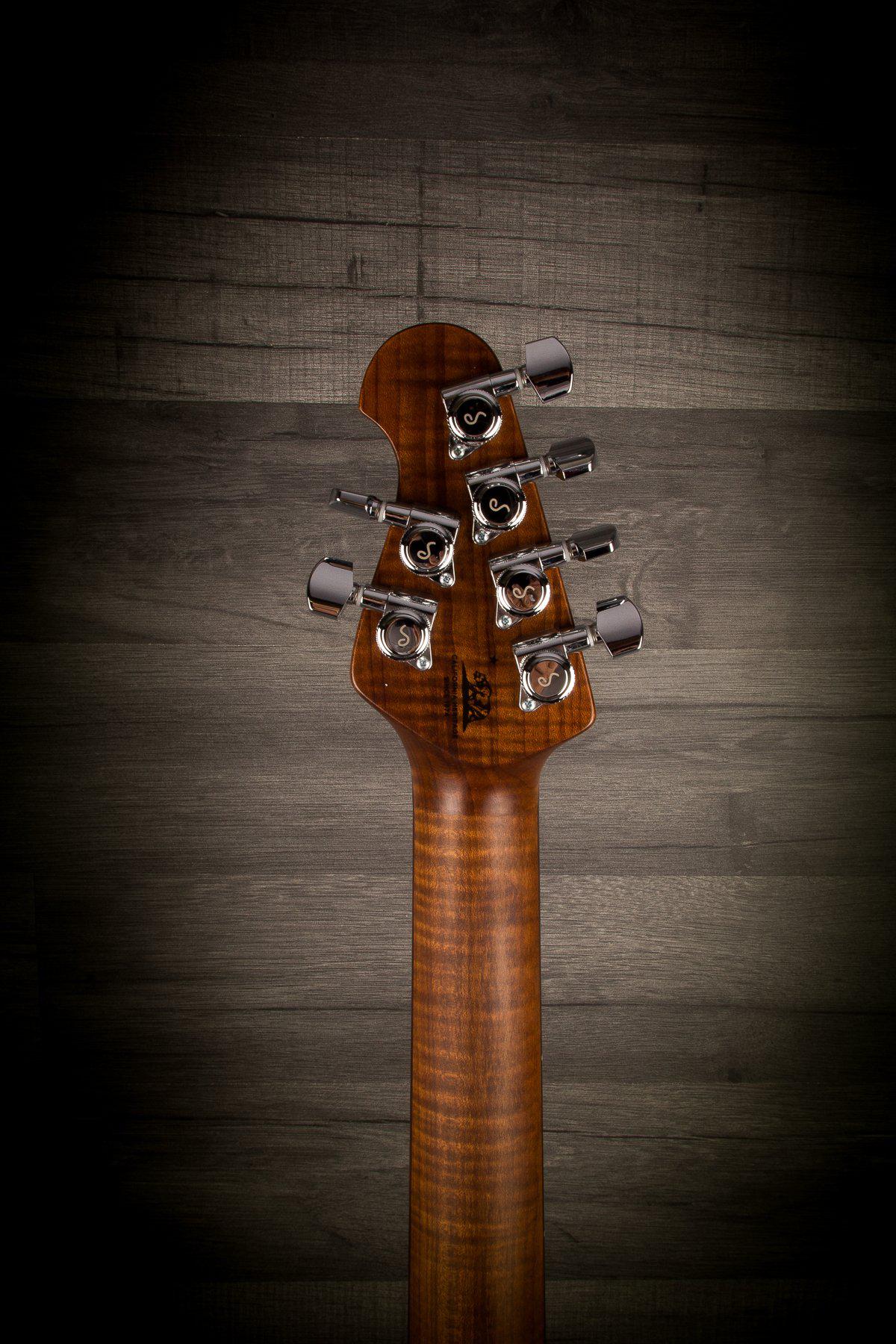 Music Man Luke III HSS Bodhi Blue, Roasted Maple Neck