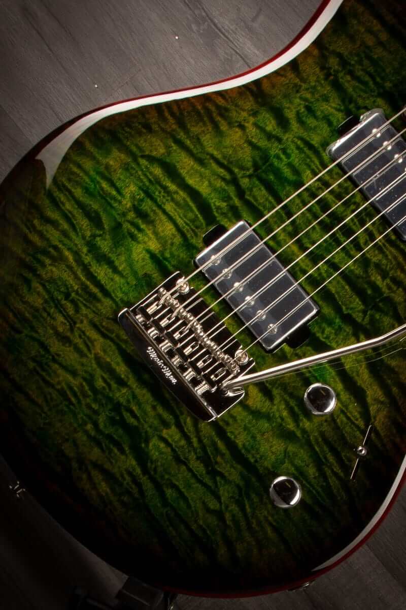 MusicMan Electric Guitar Music Man Luke III Steve Lukather Signature HH - Luscious Green Quilt