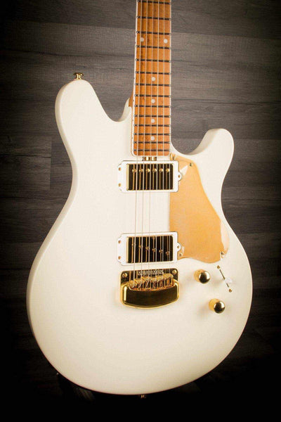 Musicman BFR Valentine Ivory White With Roasted Maple Neck