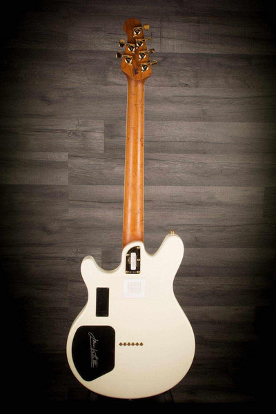 Musicman BFR Valentine Ivory White With Roasted Maple Neck