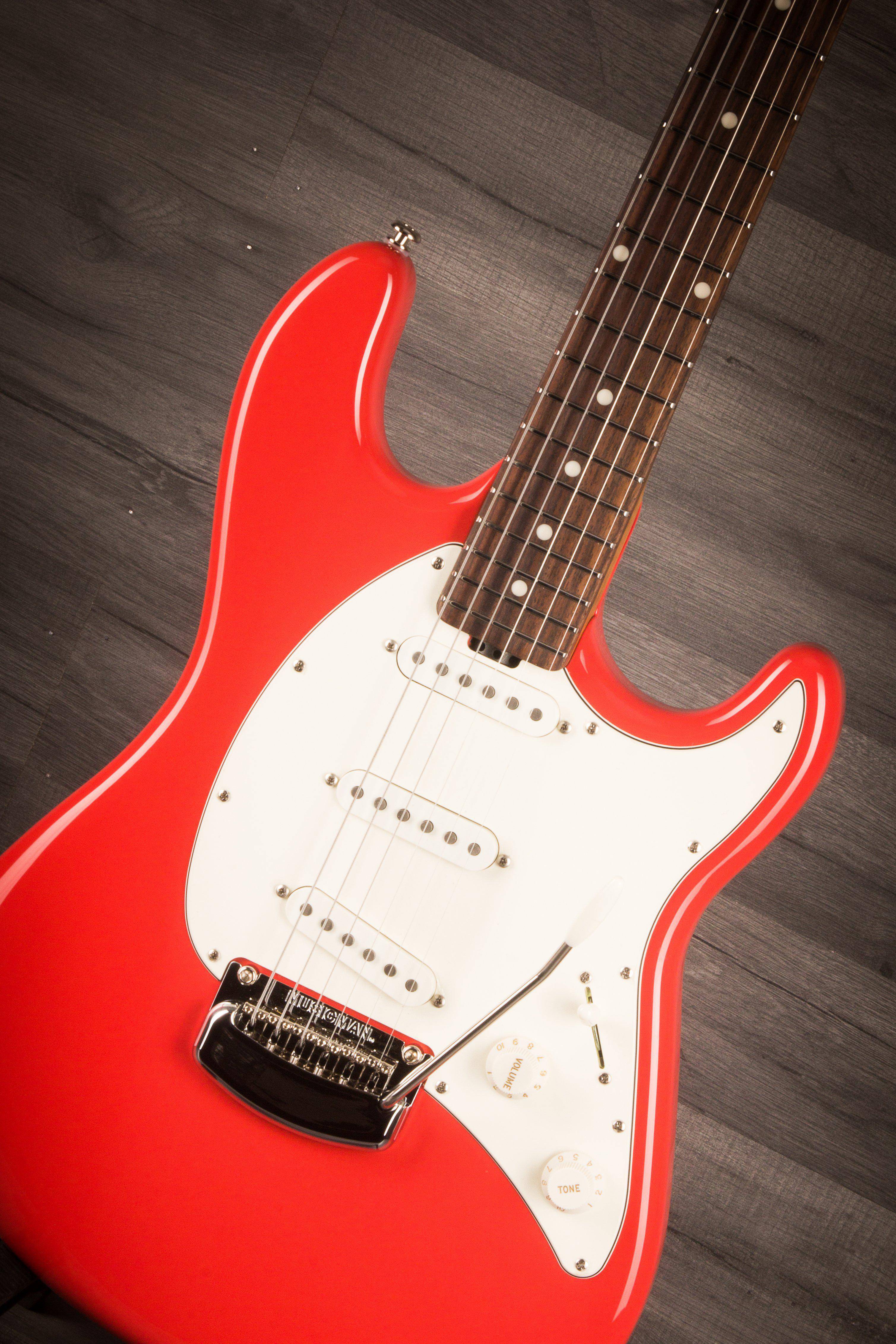 MusicMan Cutlass Electric Guitar - Coral Red