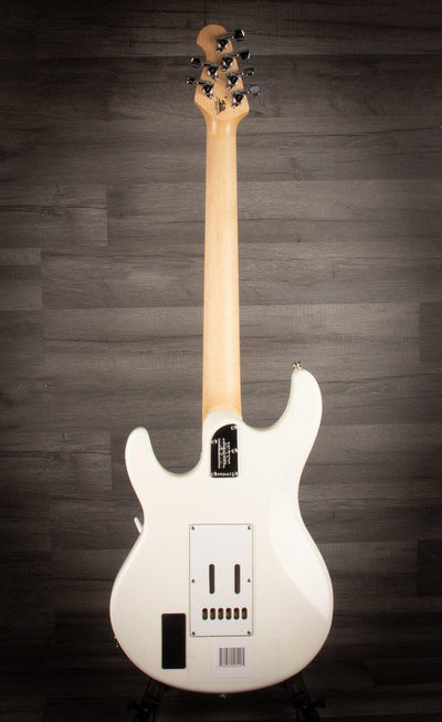 MusicMan Silhouette Special HSS Trem, White, Maple Neck