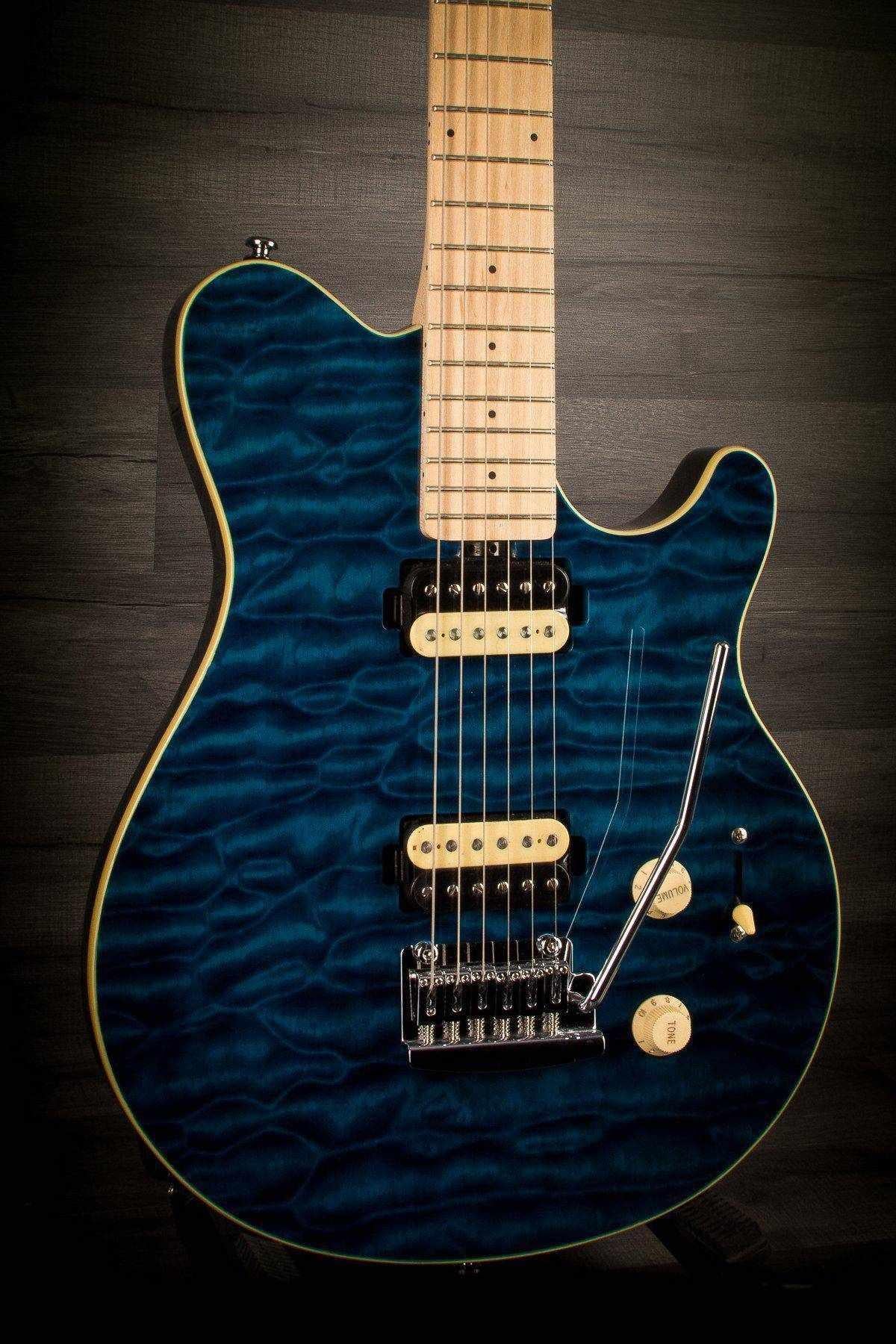 MusicMan Sterling SUB AX3 - Transparent Blue