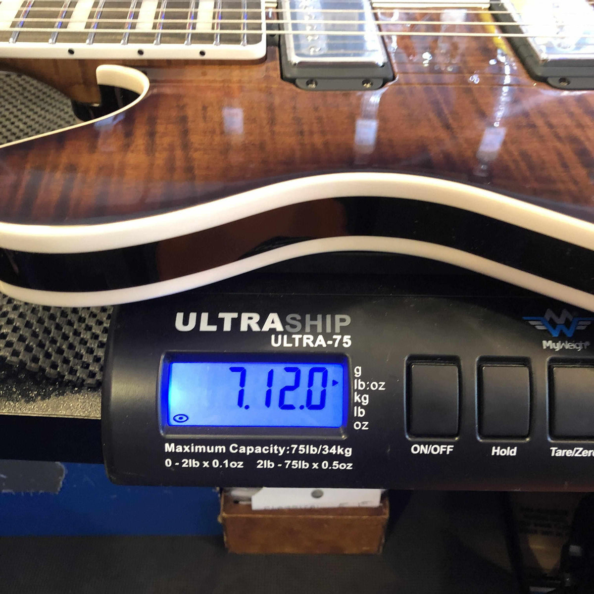 MusicMan Valentine BFR Walnut Flame