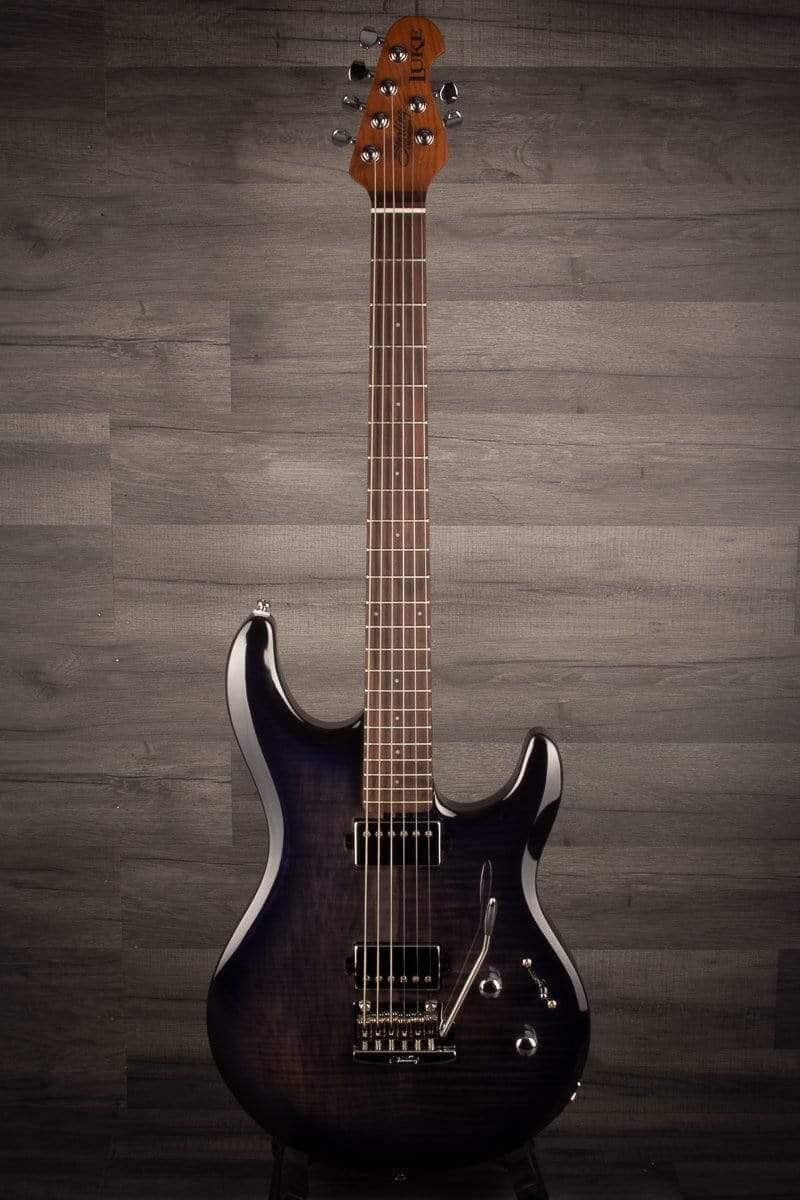 Sterling by Music Man Luke - Flame Top Blueberry Burst