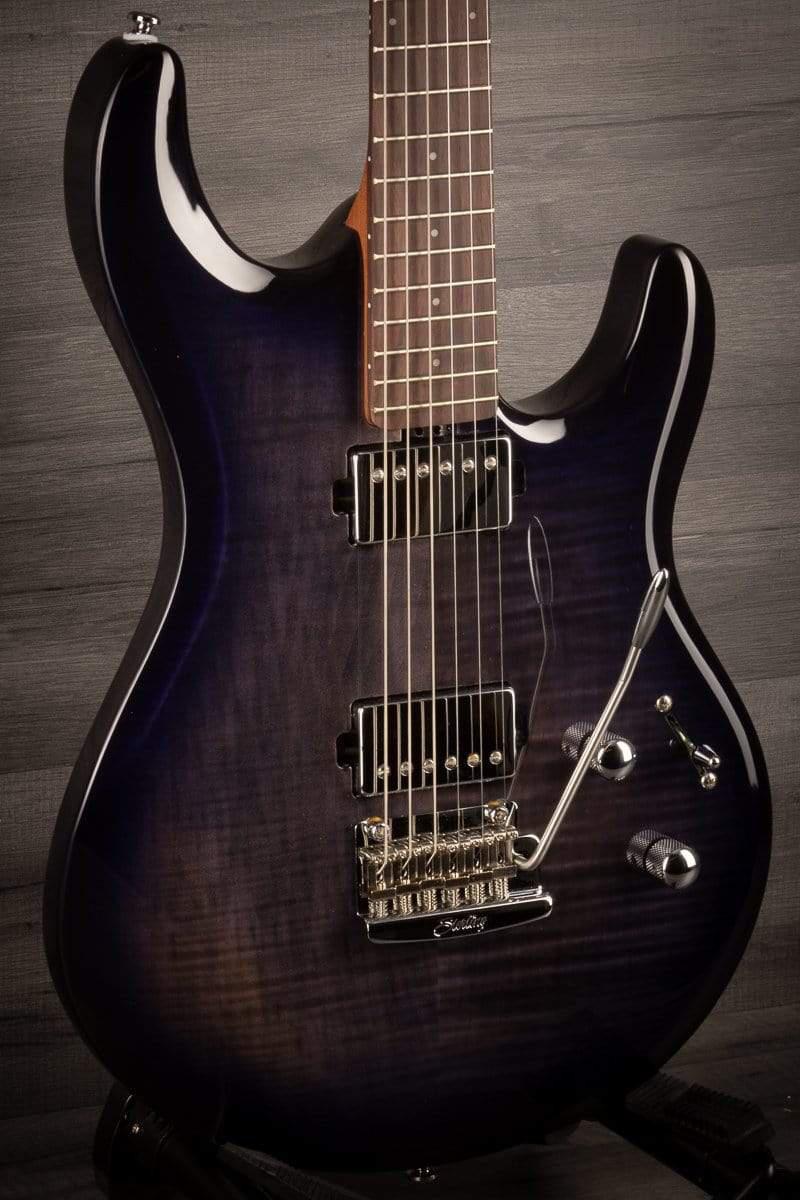 Sterling by Music Man Luke - Flame Top Blueberry Burst