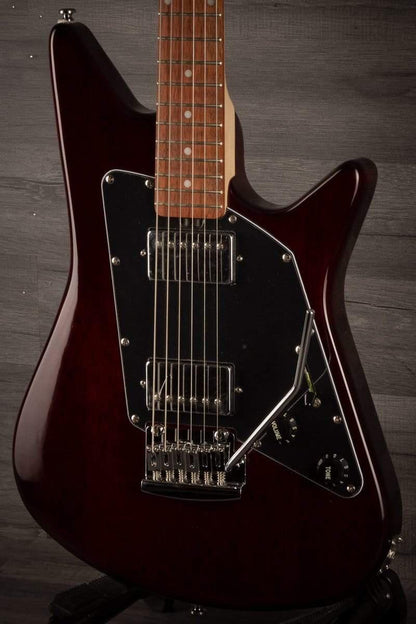 Sterling by MusicMan Albert Lee HH Electric Guitar - Trans Walnut