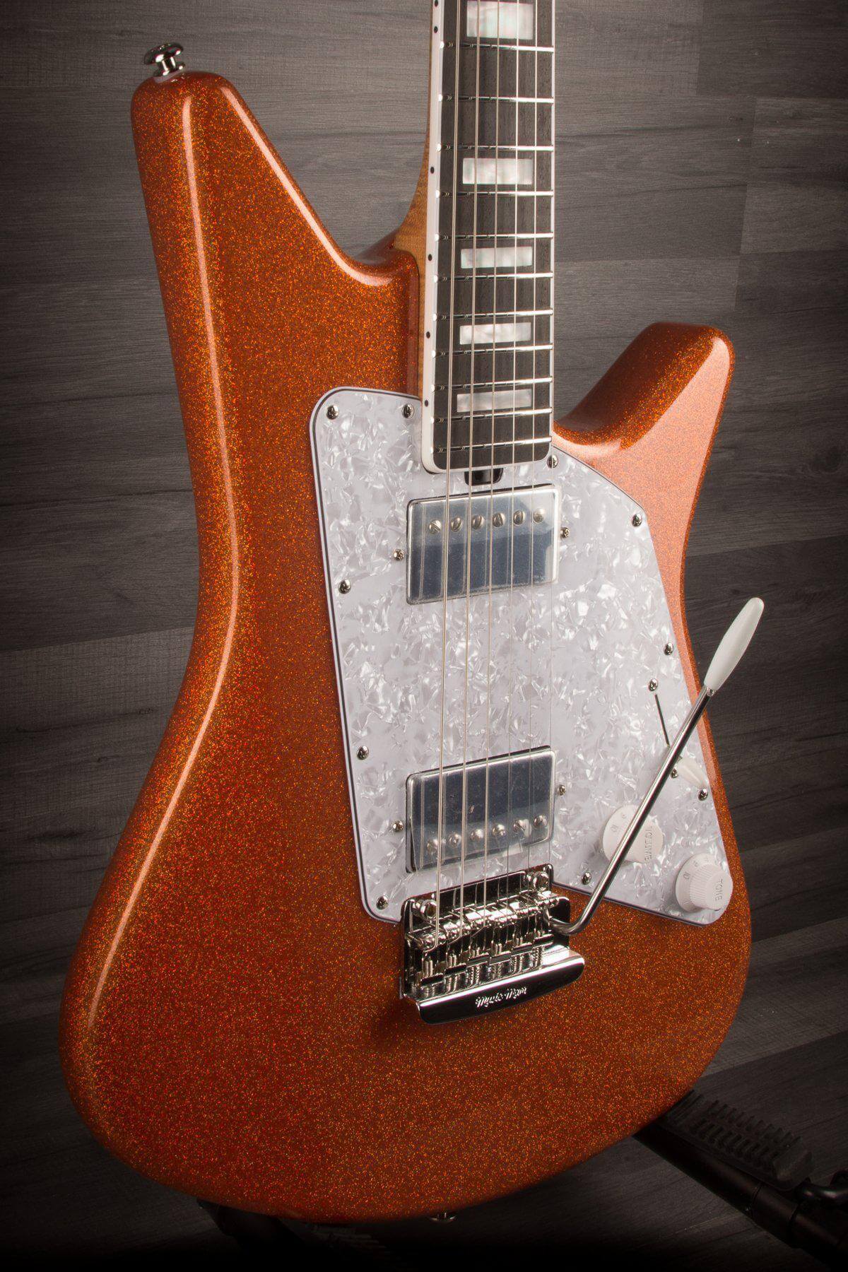 USED - Music Man BFR Albert Lee HH - Orange Crush Sparkle