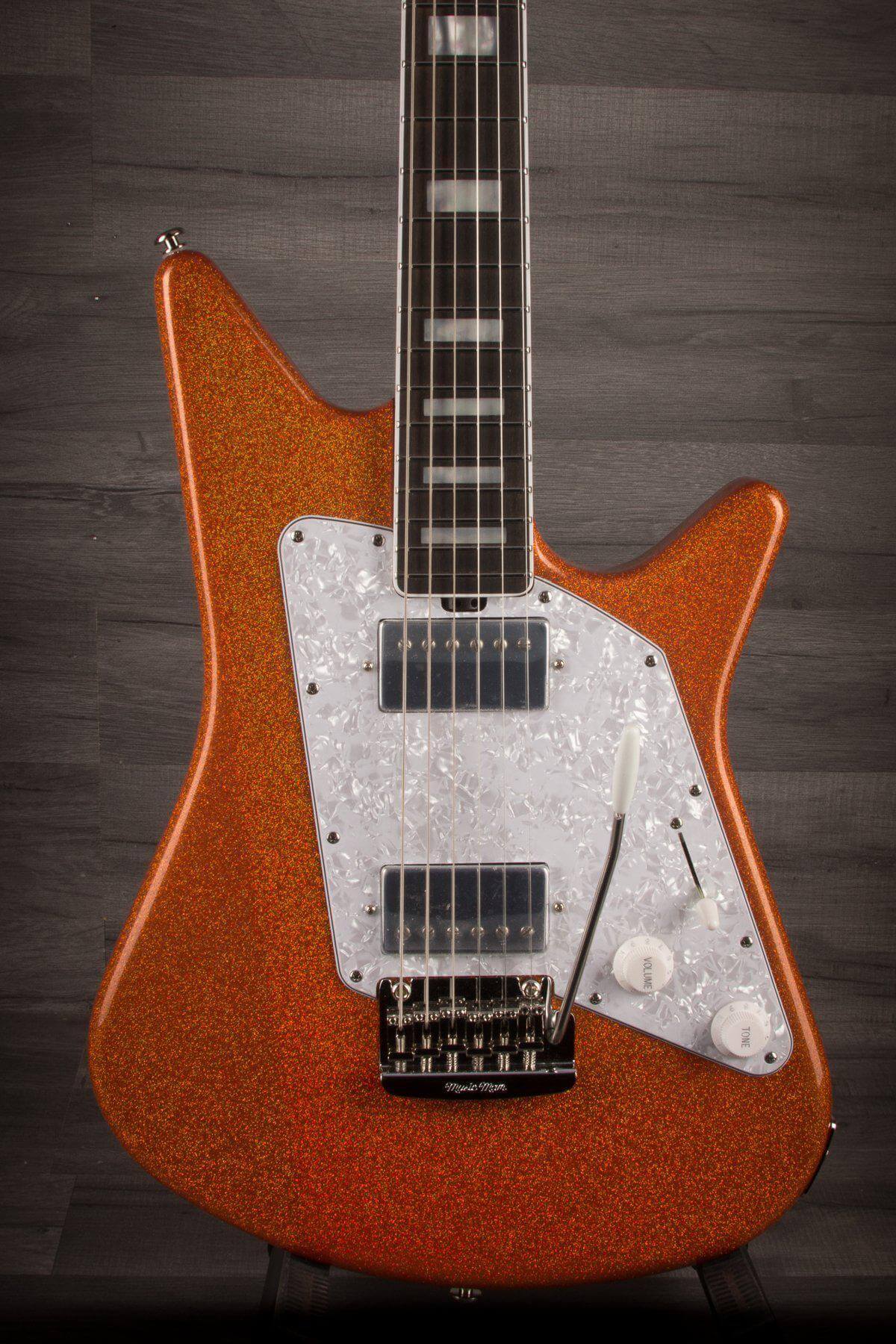 USED - Music Man BFR Albert Lee HH - Orange Crush Sparkle