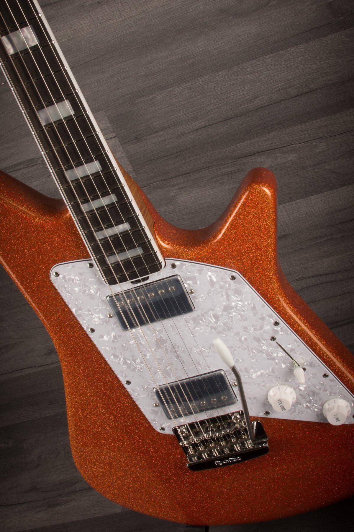 USED - Music Man BFR Albert Lee HH - Orange Crush Sparkle