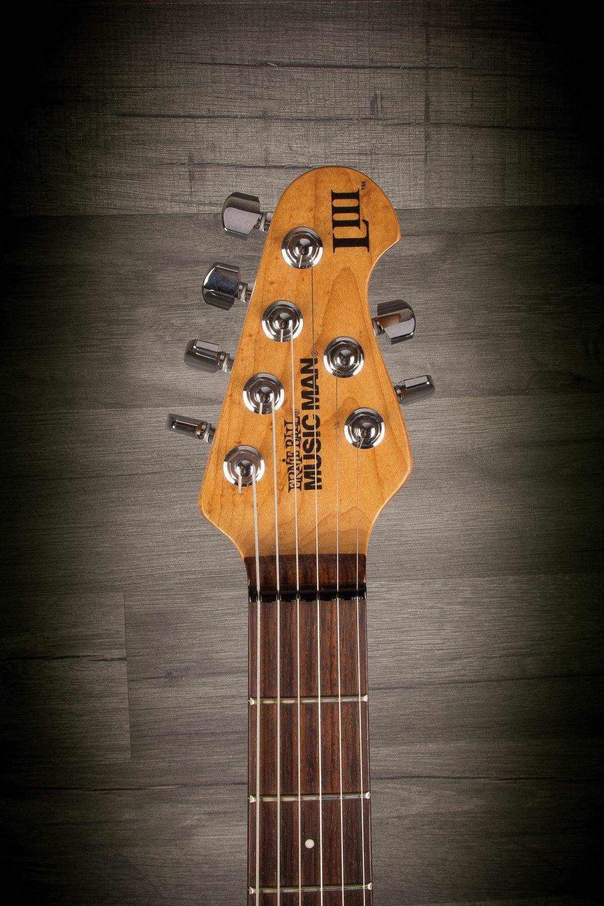USED - Music Man Luke III HH Bodhi Blue, Roasted Maple Neck