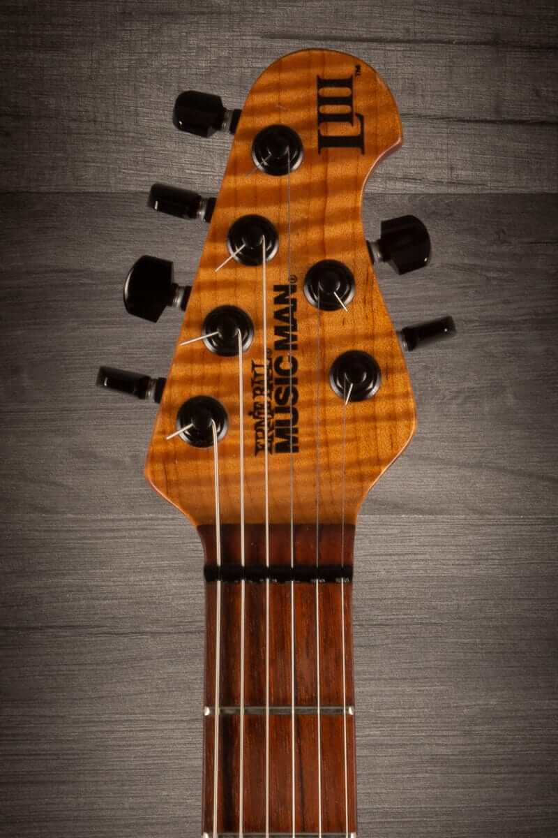 USED - Music Man Luke III HH Firemist Purple - Roasted Maple Neck