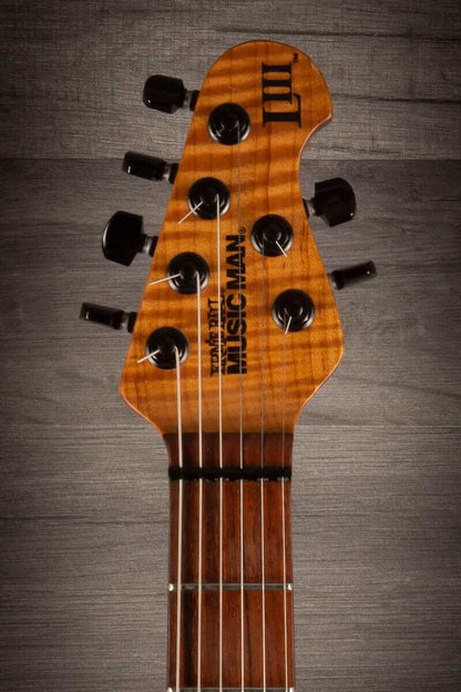 USED - Music Man Luke III HH Firemist Purple - Roasted Maple Neck