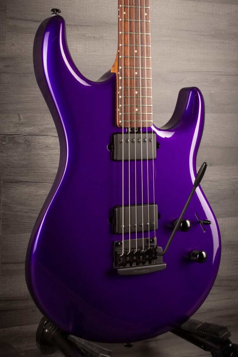 USED - Music Man Luke III HH Firemist Purple - Roasted Maple Neck