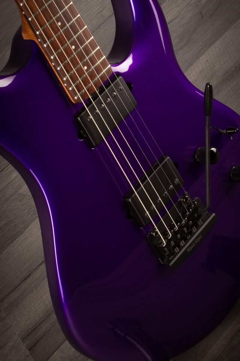 USED - Music Man Luke III HH Firemist Purple - Roasted Maple Neck