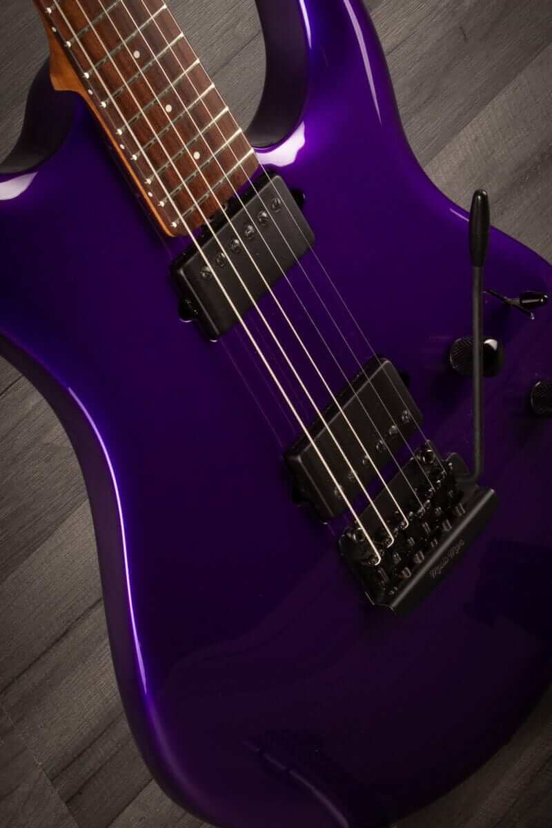 MusicMan Electric Guitar USED - Music Man Luke III HH Firemist Purple - Roasted Maple Neck