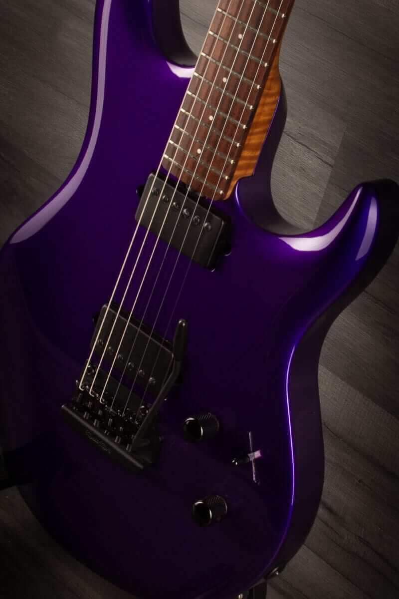 USED - Music Man Luke III HH Firemist Purple - Roasted Maple Neck