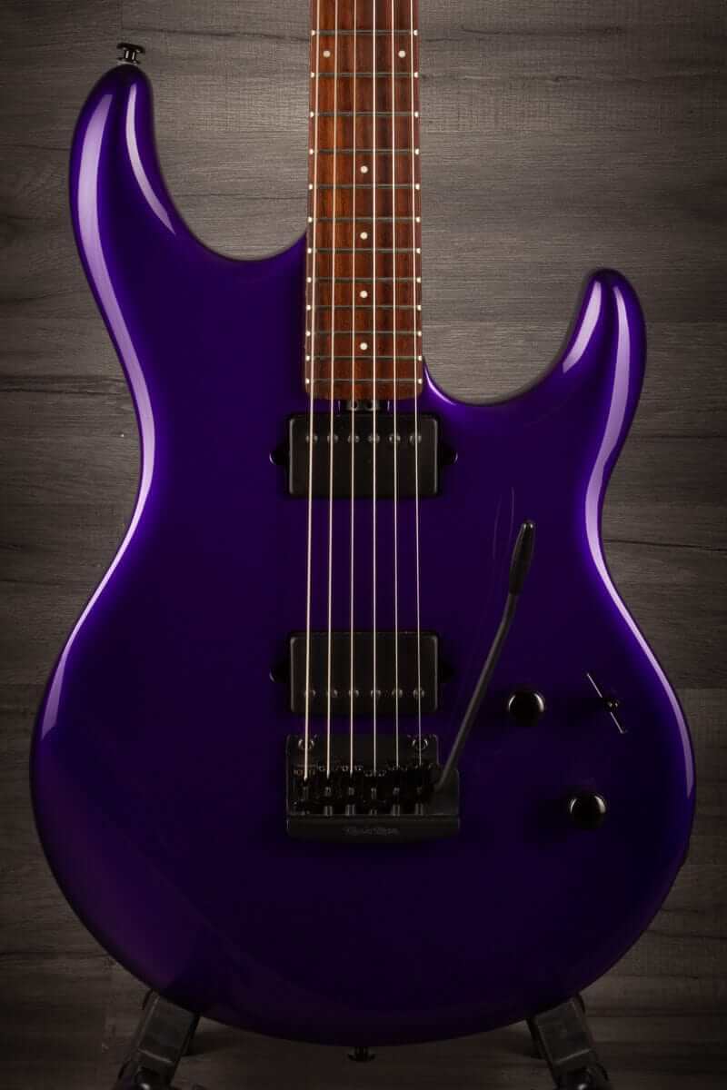 USED - Music Man Luke III HH Firemist Purple - Roasted Maple Neck