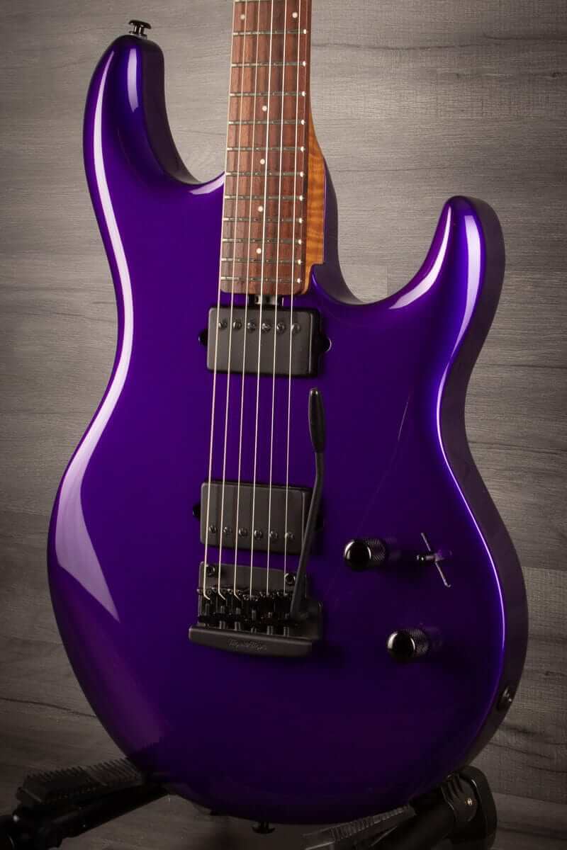 USED - Music Man Luke III HH Firemist Purple - Roasted Maple Neck