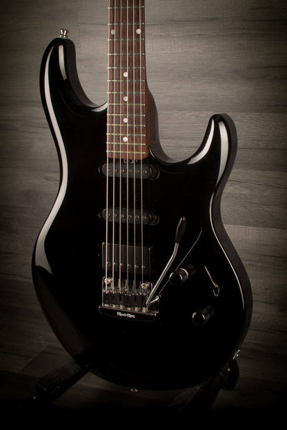 USED - Music Man Luke III HSS - Black, Solid Rosewood Neck