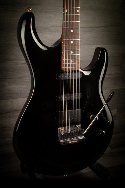USED - Music Man Luke III HSS - Black, Solid Rosewood Neck
