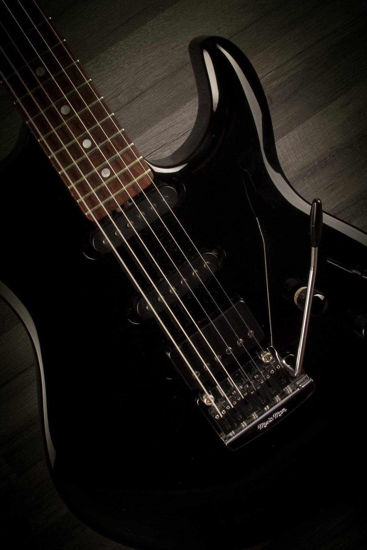 USED - Music Man Luke III HSS - Black, Solid Rosewood Neck