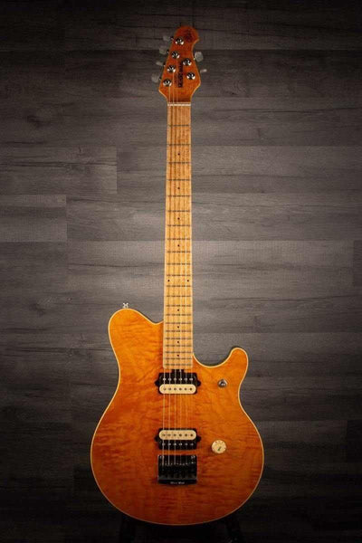 USED - Musicman EVH Van Halen Hardtail - Trans Amber *RARE (one of only 200 worldwide)