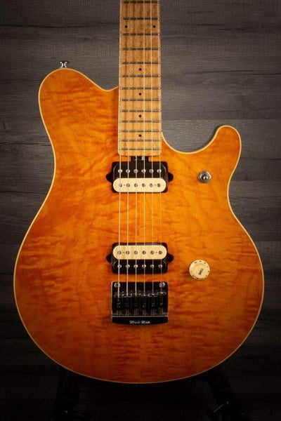 USED - Musicman EVH Van Halen Hardtail - Trans Amber *RARE (one of only 200 worldwide)