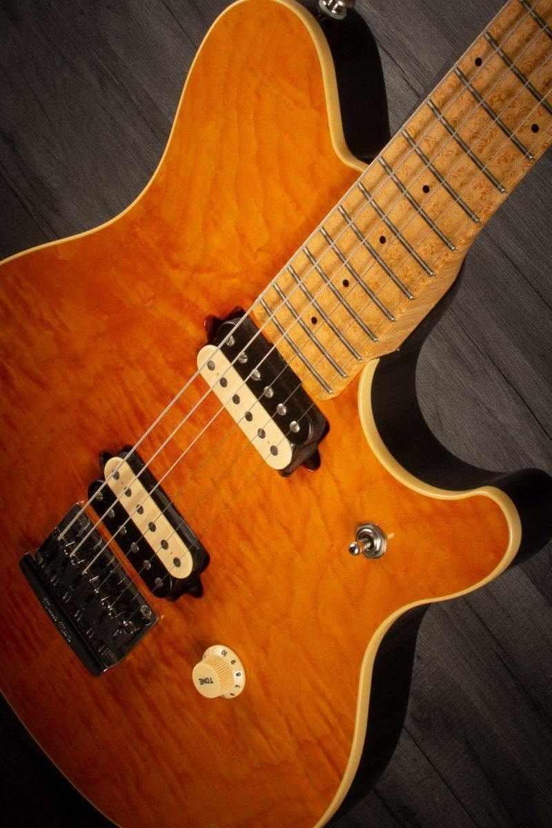 USED - Musicman EVH Van Halen Hardtail - Trans Amber *RARE (one of only 200 worldwide)
