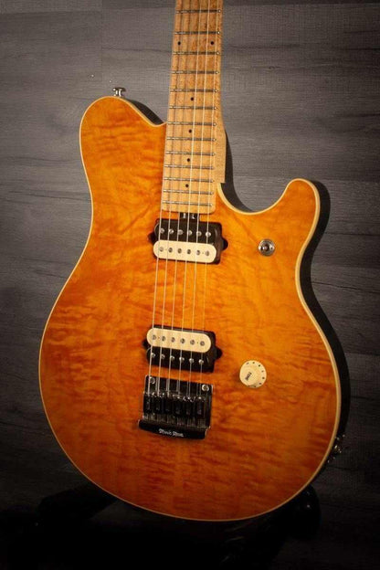USED - Musicman EVH Van Halen Hardtail - Trans Amber *RARE (one of only 200 worldwide)