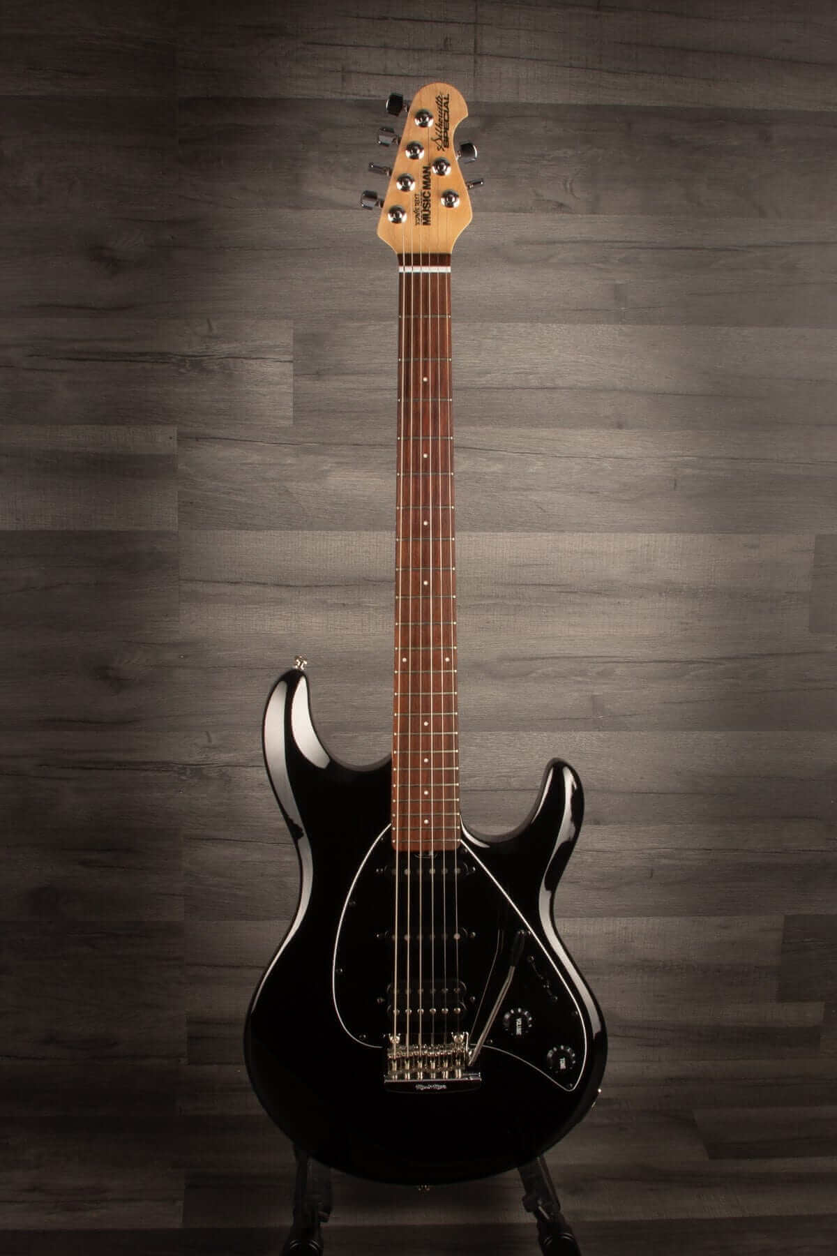 USED - MusicMan Silhouette Special - HSS Black, rosewood fingerboard