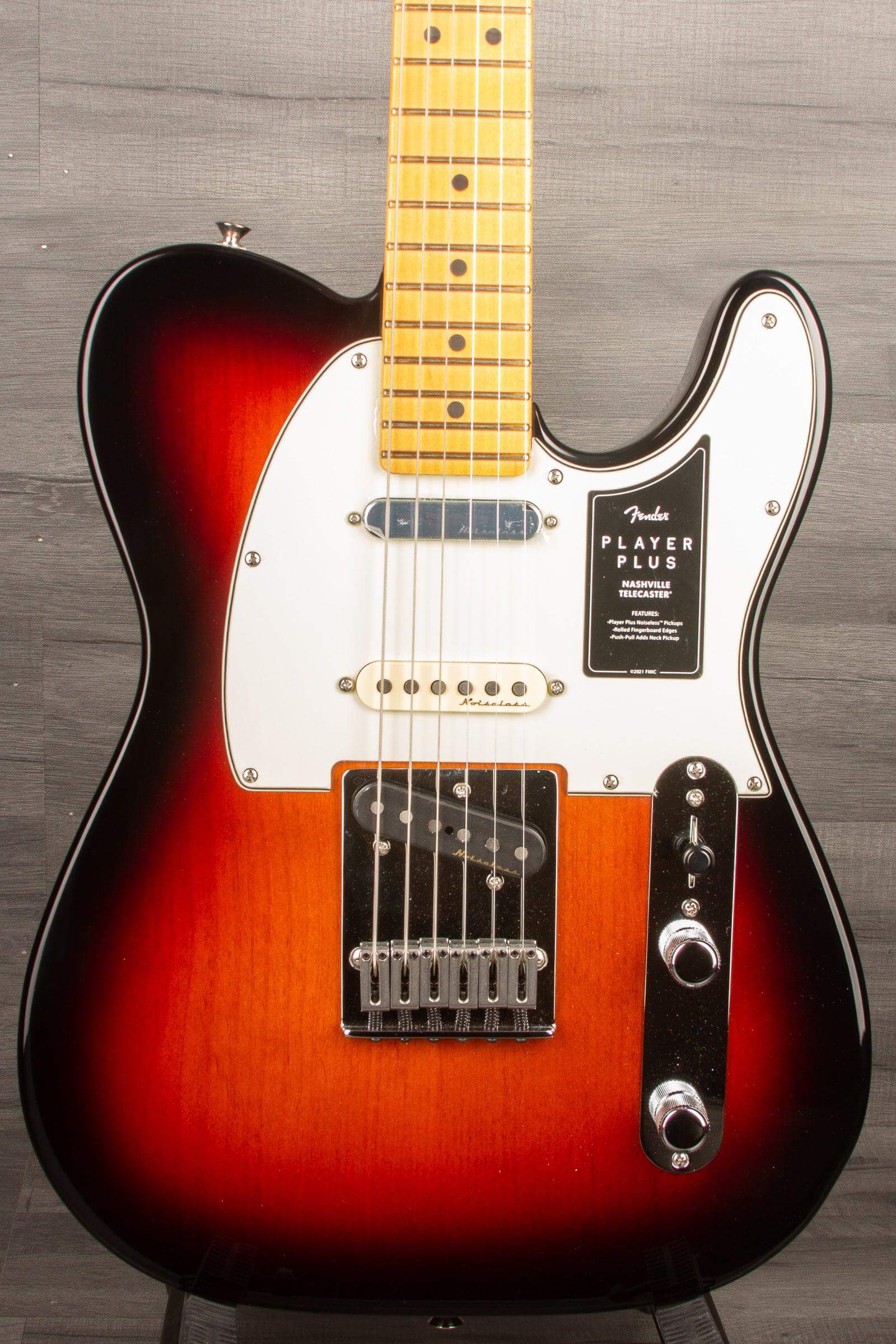 Fender Player Plus Nashville Telecaster MN - Three Tone Sunburst