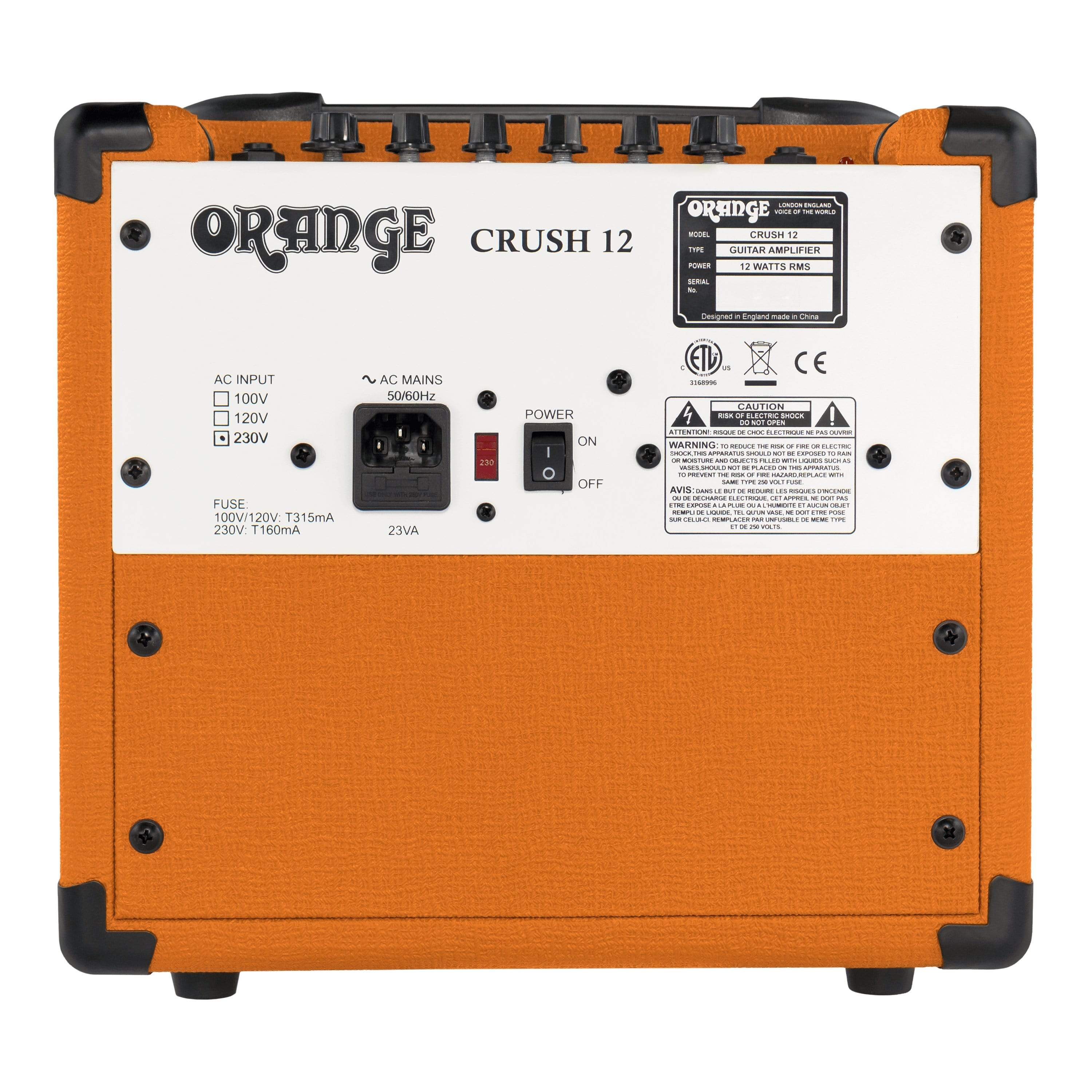 Orange Amplifier Orange Crush 12 Combo