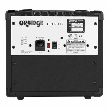 Orange Crush 12 Combo - Black Guitar Amplifier