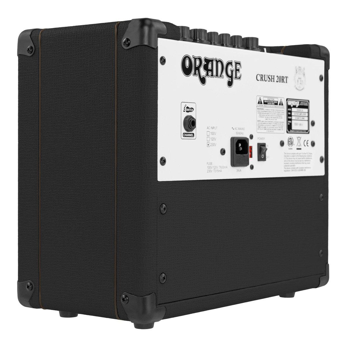 Orange Crush 20RT Combo Guitar Amplifier, Black