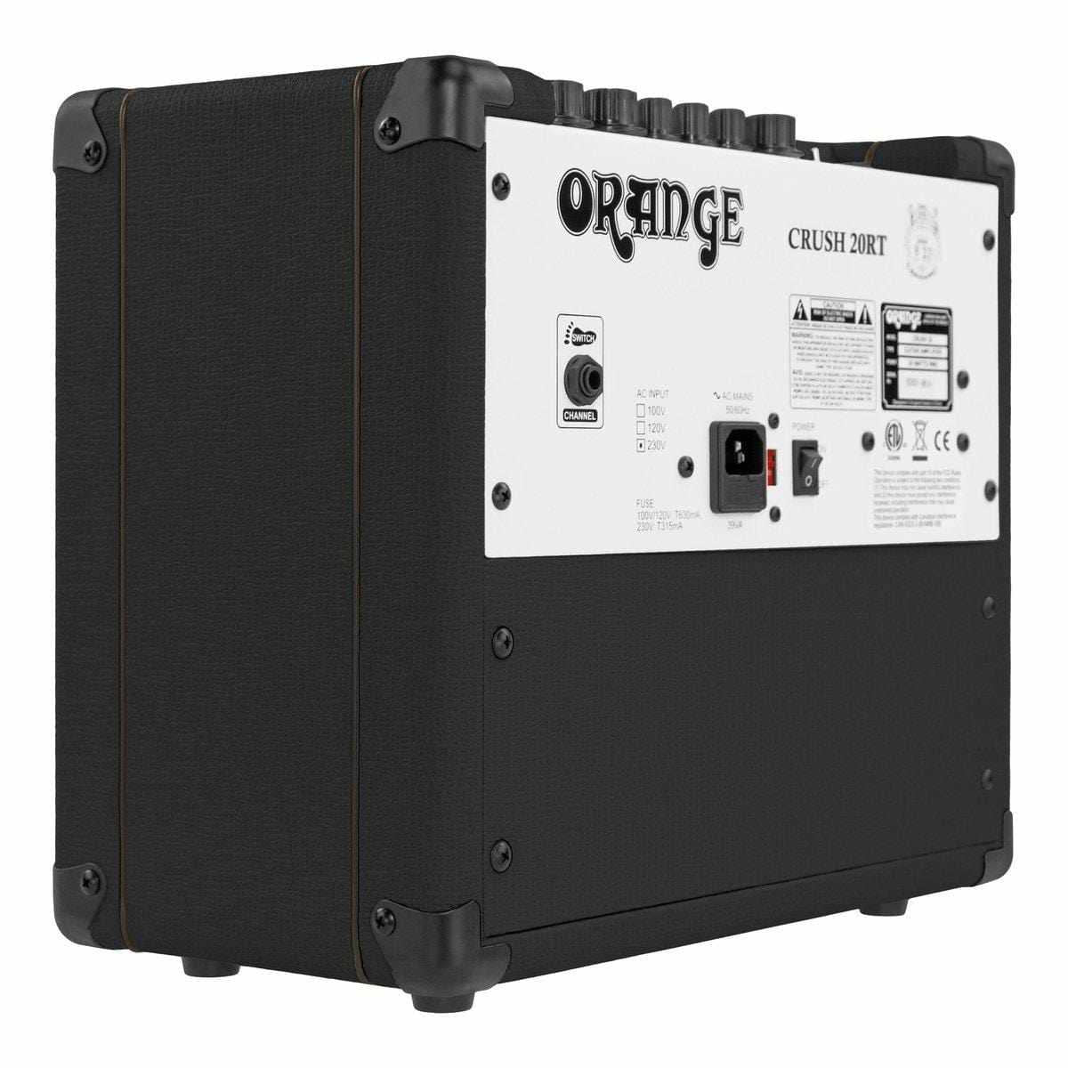 Orange Crush 20RT Combo Guitar Amplifier, Black