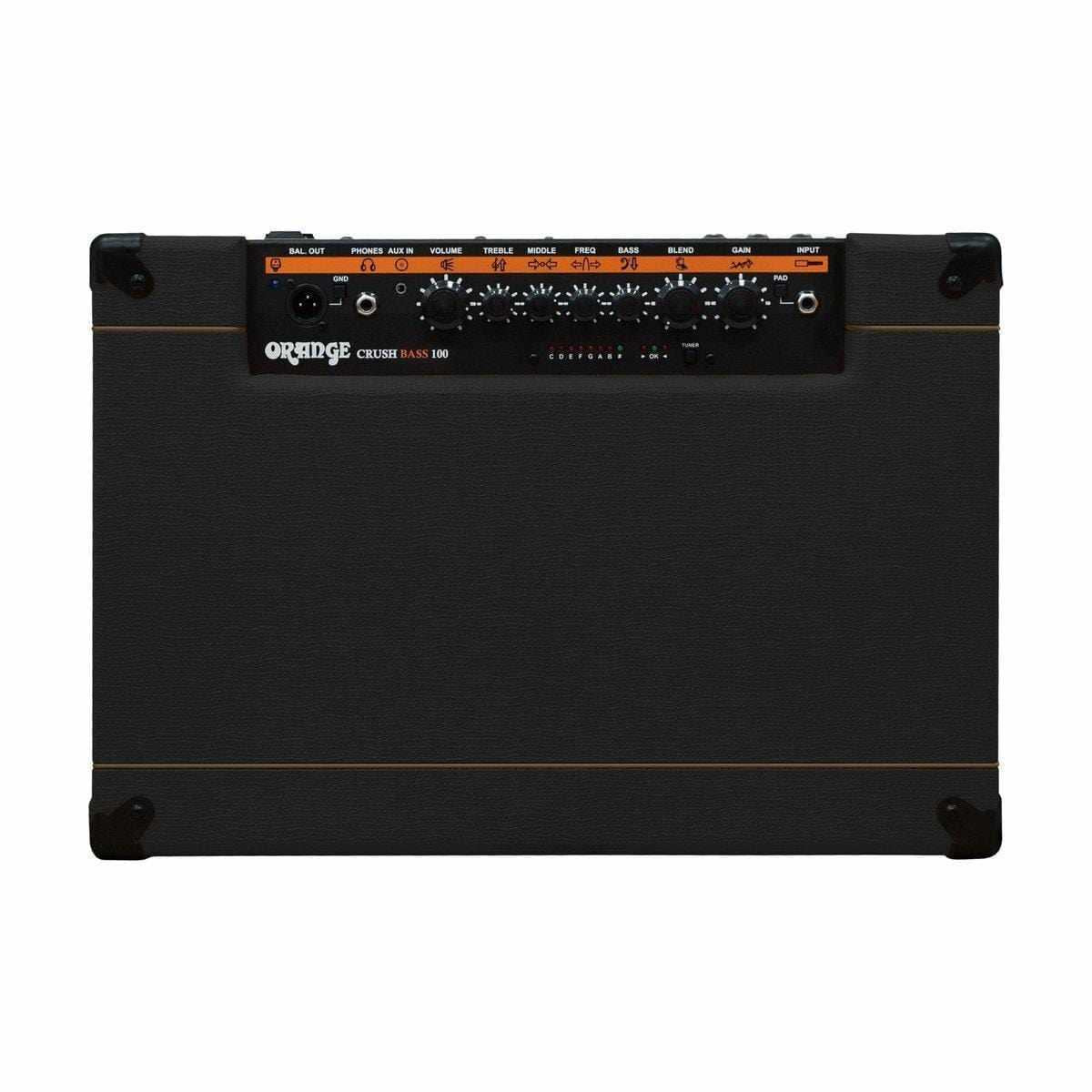 Orange Guitar Amplifier - Crush Bass 100 Combo (Black)