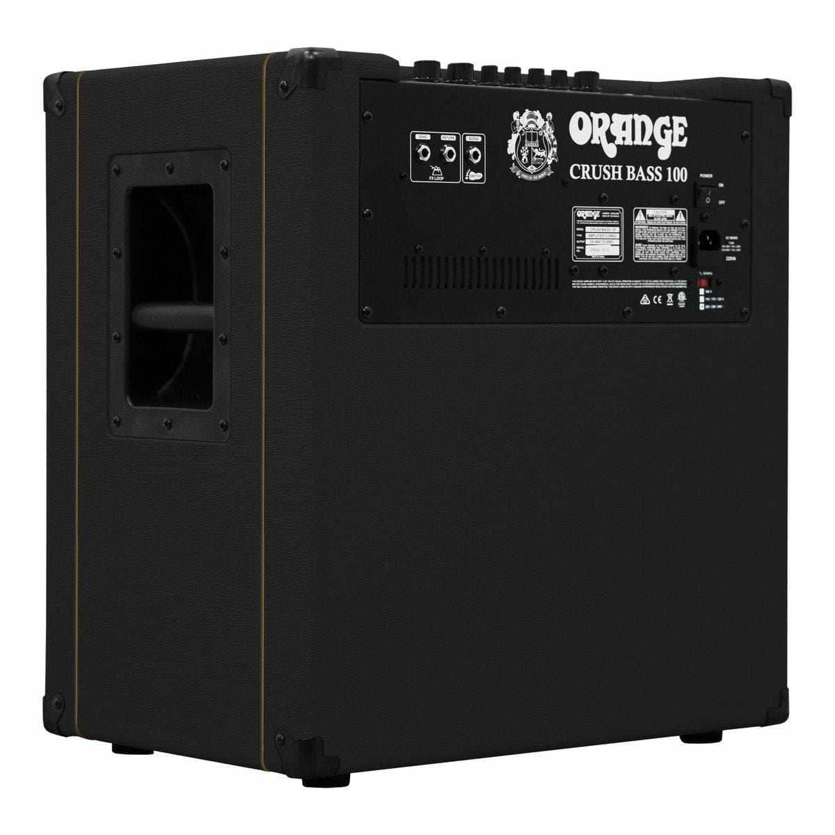 Orange Guitar Amplifier - Crush Bass 100 Combo (Black)