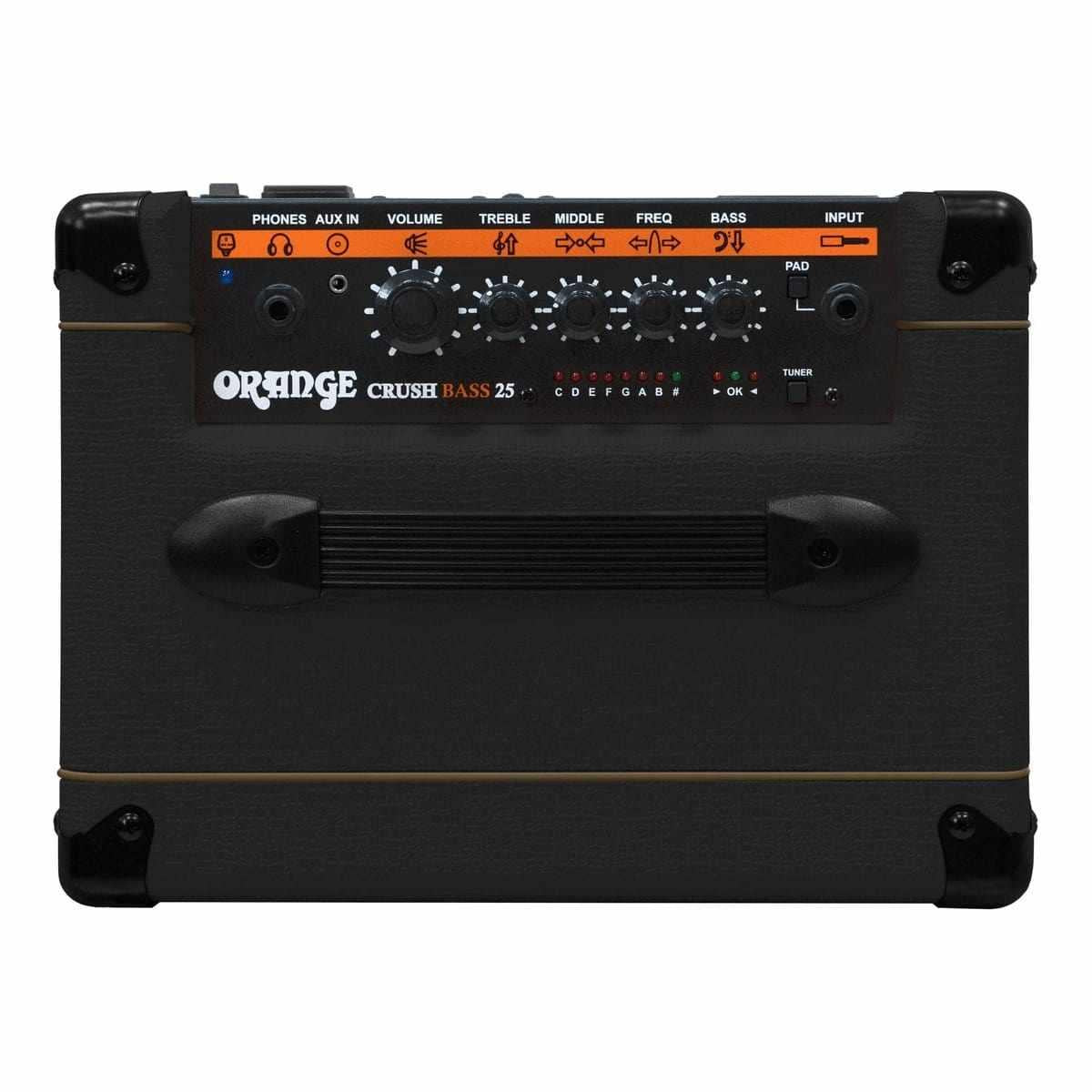 Orange Crush Bass 25 Combo Guitar Amplifier, Black