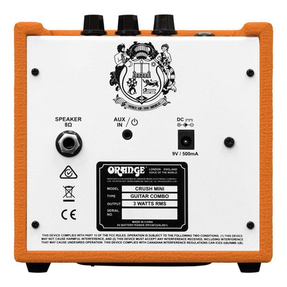 Orange Guitar Amp - Crush Mini