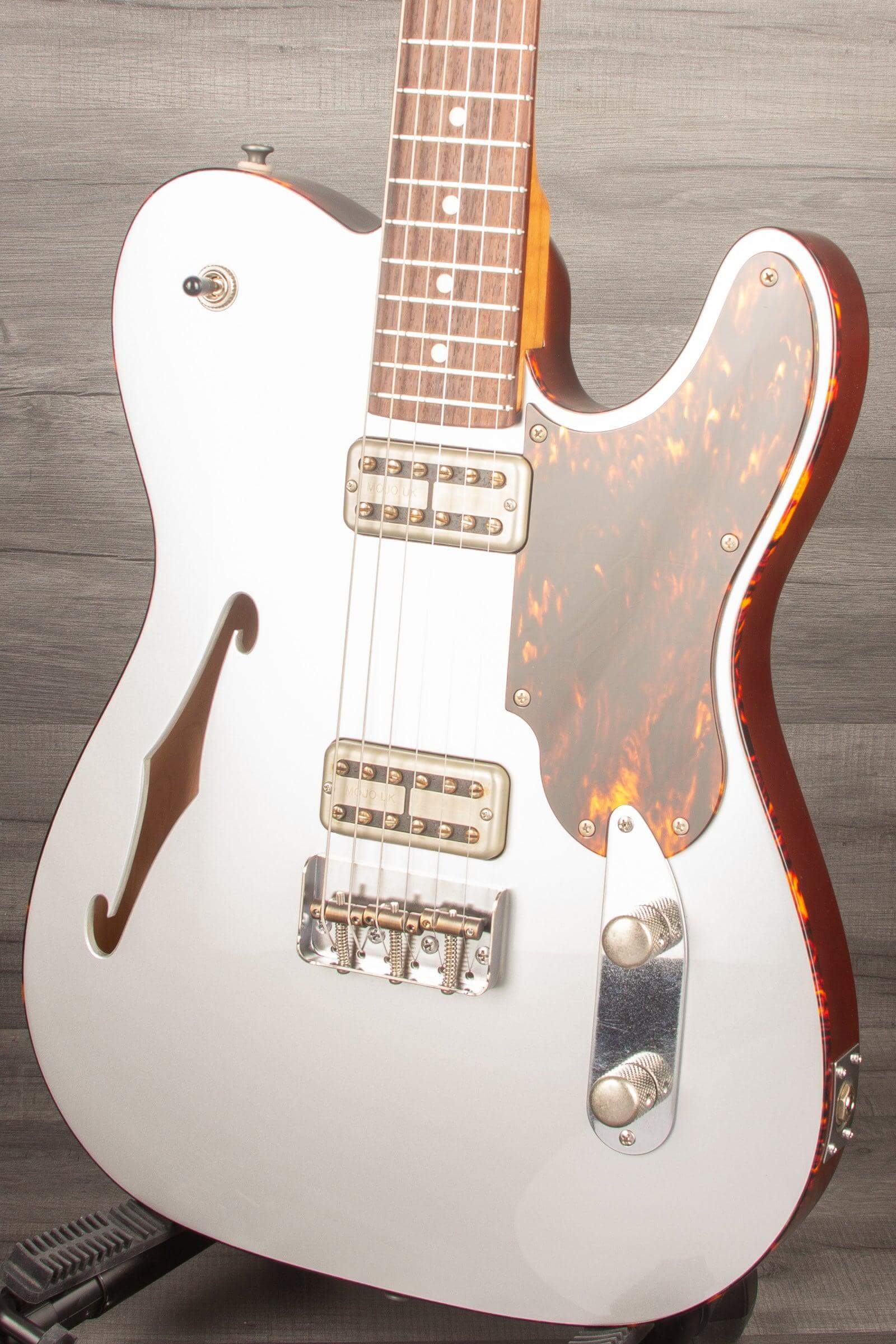 Patrick James Eggle Oz-T Thinline Firemist Silver #30797 - MusicStreet