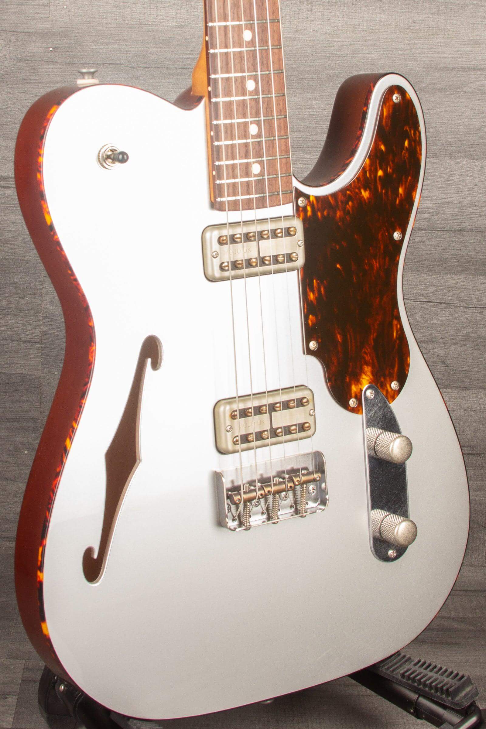 Patrick James Eggle Oz-T Thinline Firemist Silver #30797 - MusicStreet