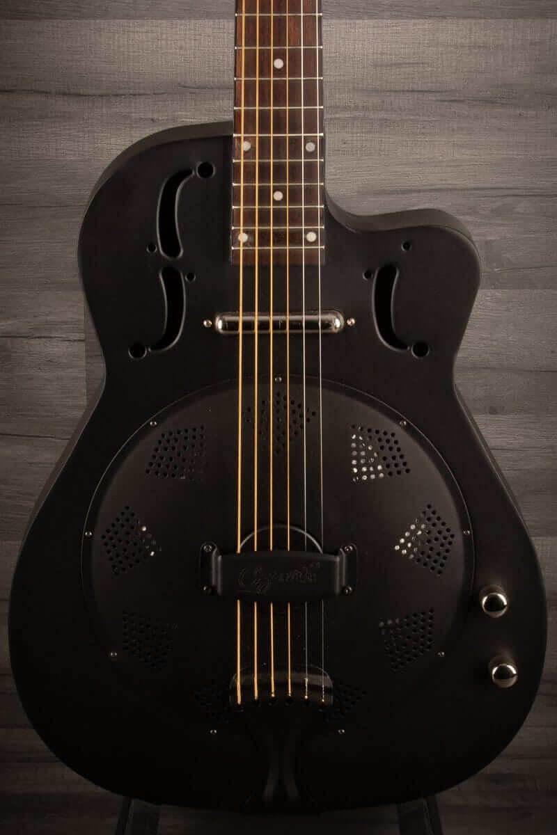 Ozark Resonator USED - Ozark Slimline Resonator with Cutaway, Black