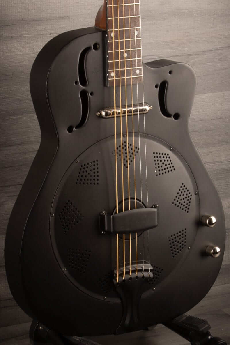 Ozark Resonator USED - Ozark Slimline Resonator with Cutaway, Black