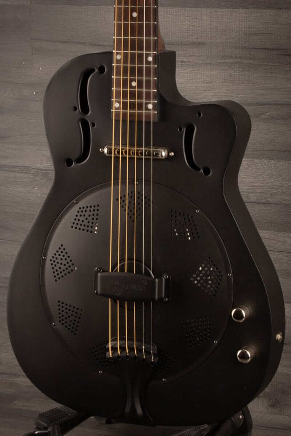 Ozark Resonator USED - Ozark Slimline Resonator with Cutaway, Black