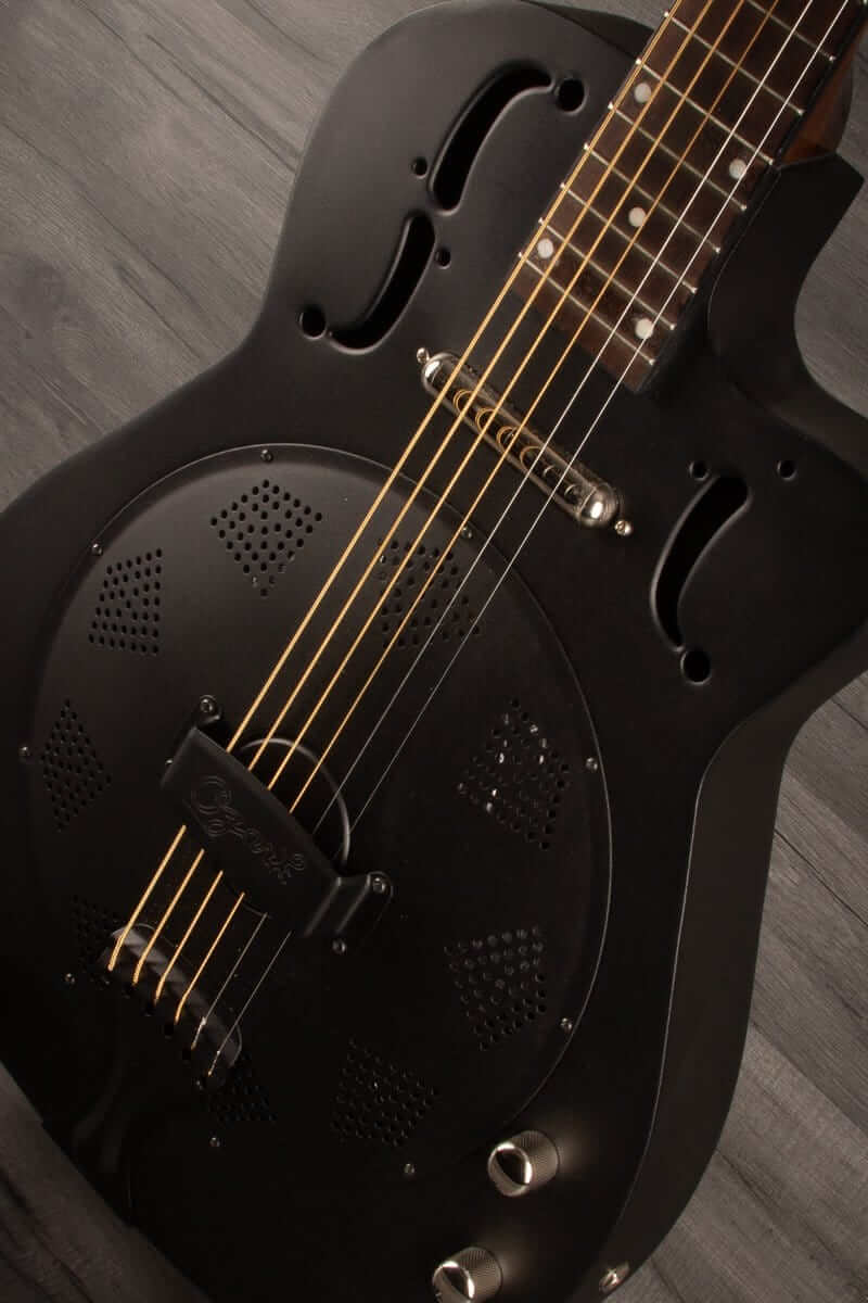 Ozark Resonator USED - Ozark Slimline Resonator with Cutaway, Black