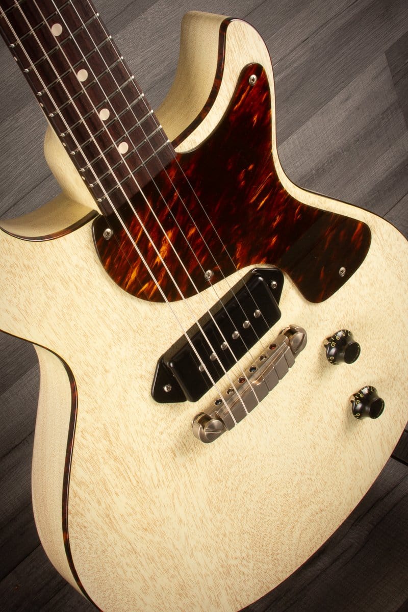 Patrick Eggle Electric Guitar Patrick Eggle Macon Junior DC Grained Blonde s#30771 (guitarist review model)