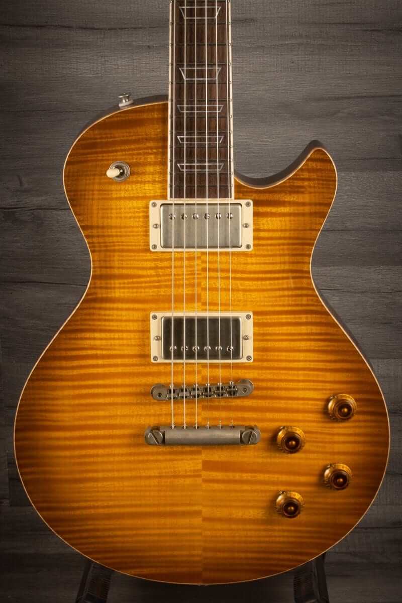 Patrick James Eggle Macon Carved Top - Faded Tobacco Burst