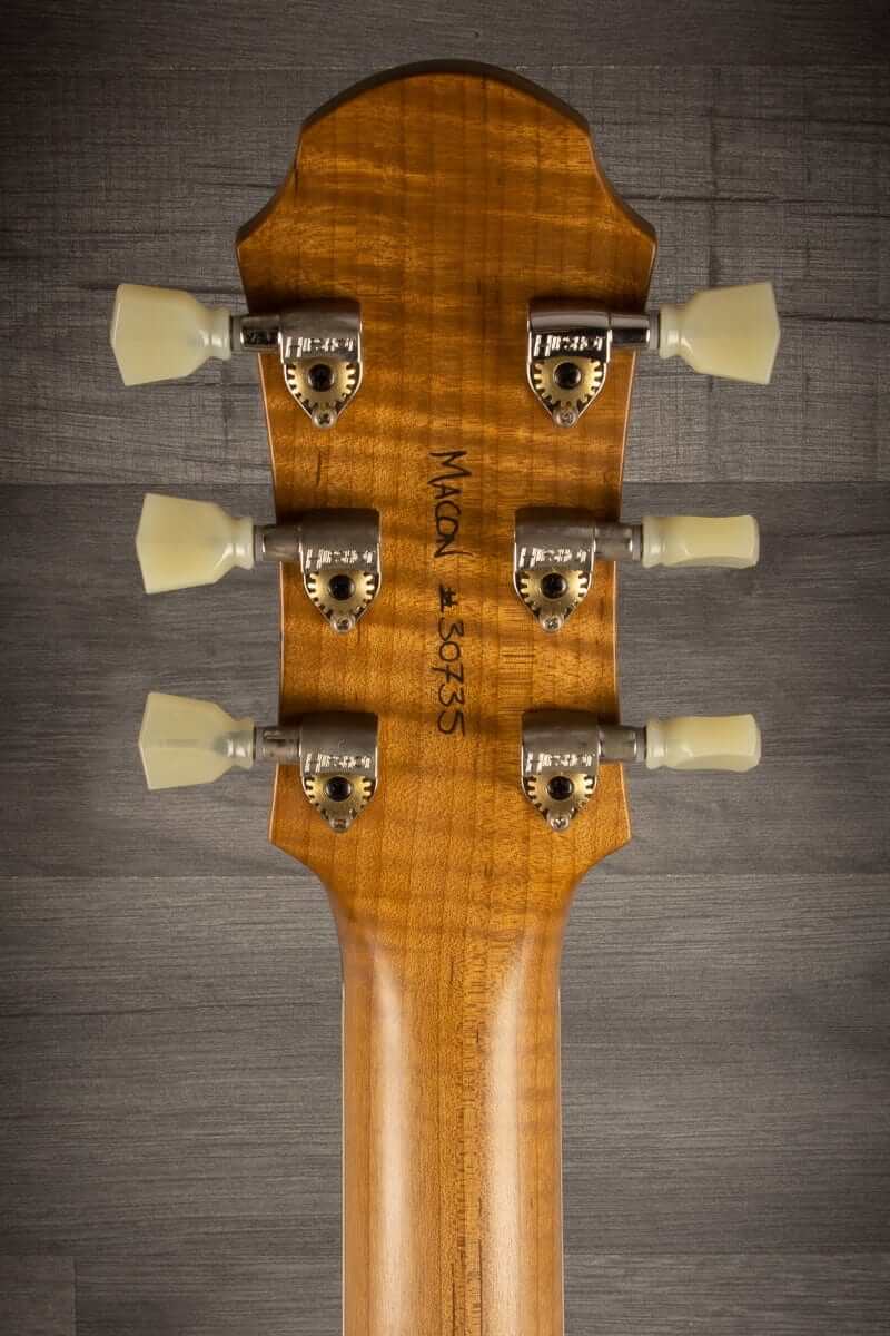 Patrick James Eggle Macon Carved Top - Faded Tobacco Burst